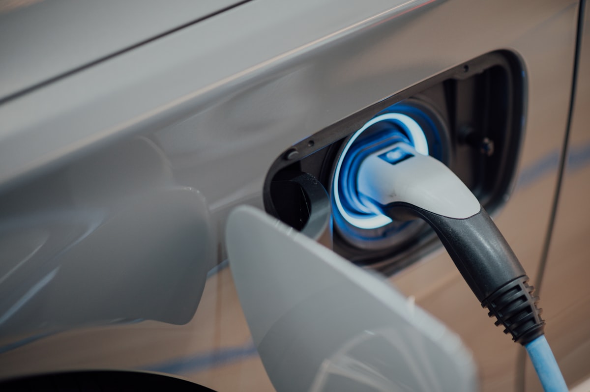 EV charging station installed at home