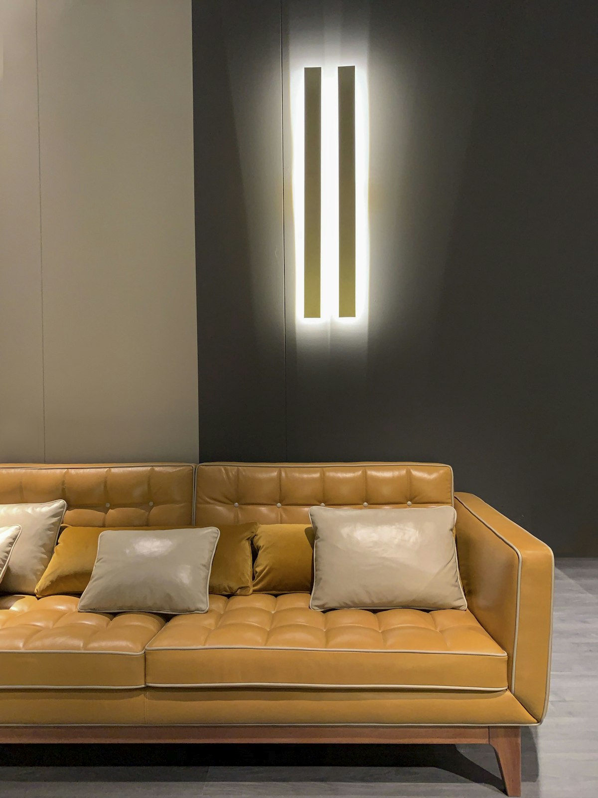 Designer pendant light over kitchen island