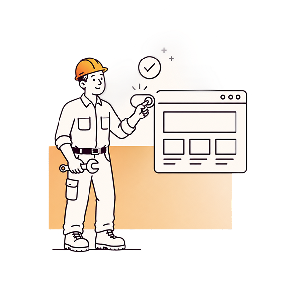 Launch & support illustration