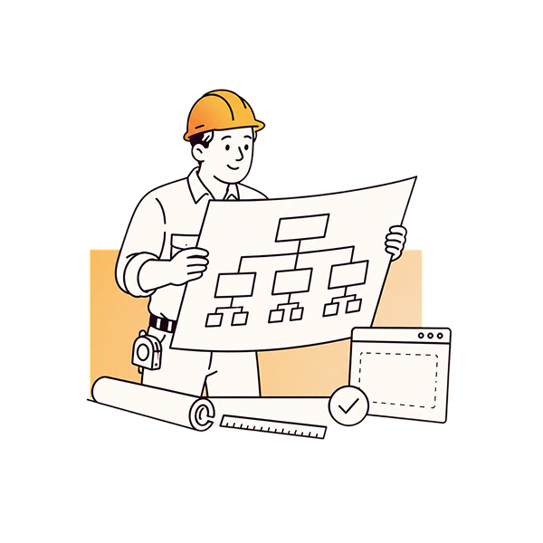 Strategy & sitemap illustration